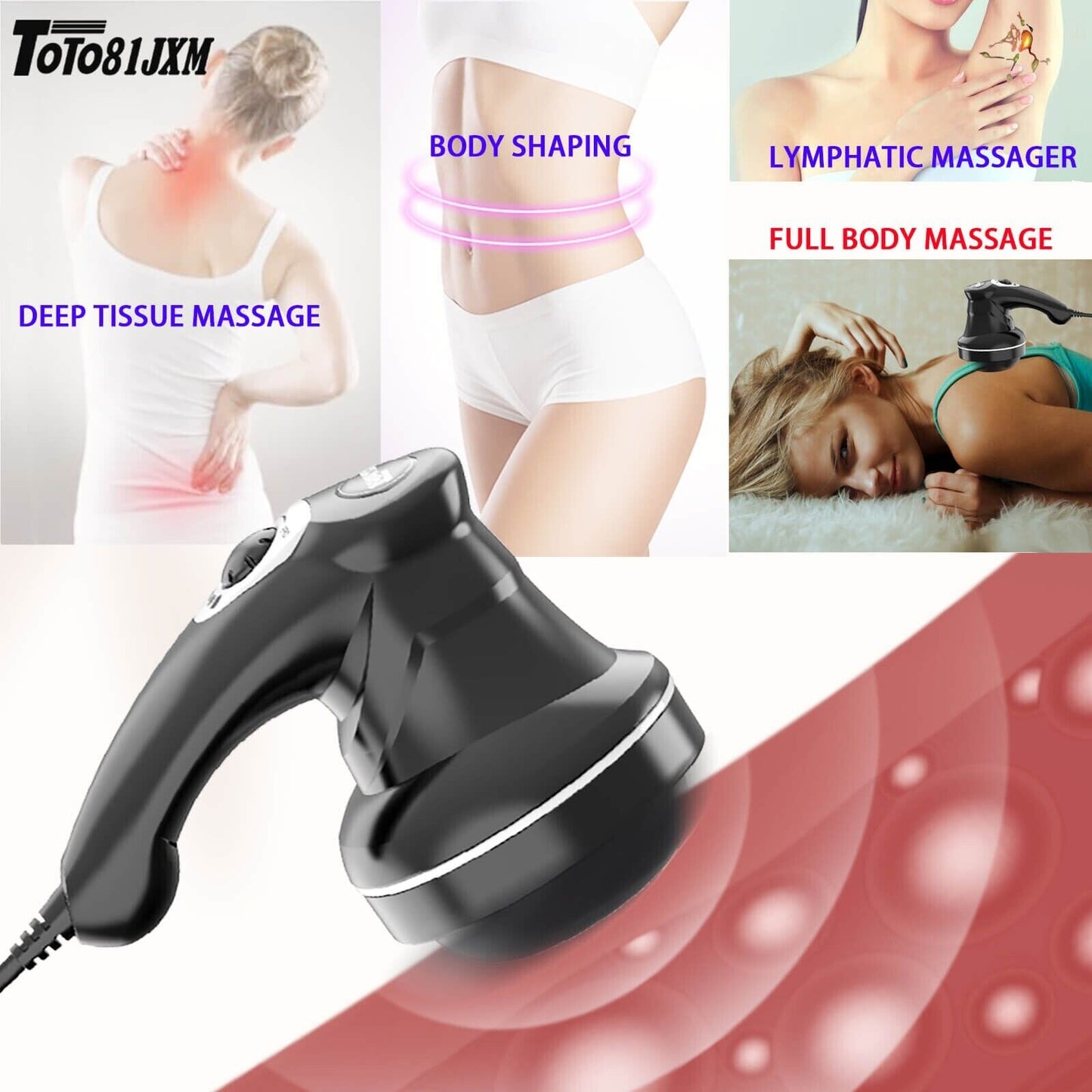 Stomach Massager for Belly Fat With 8 Massage Heads PL-602